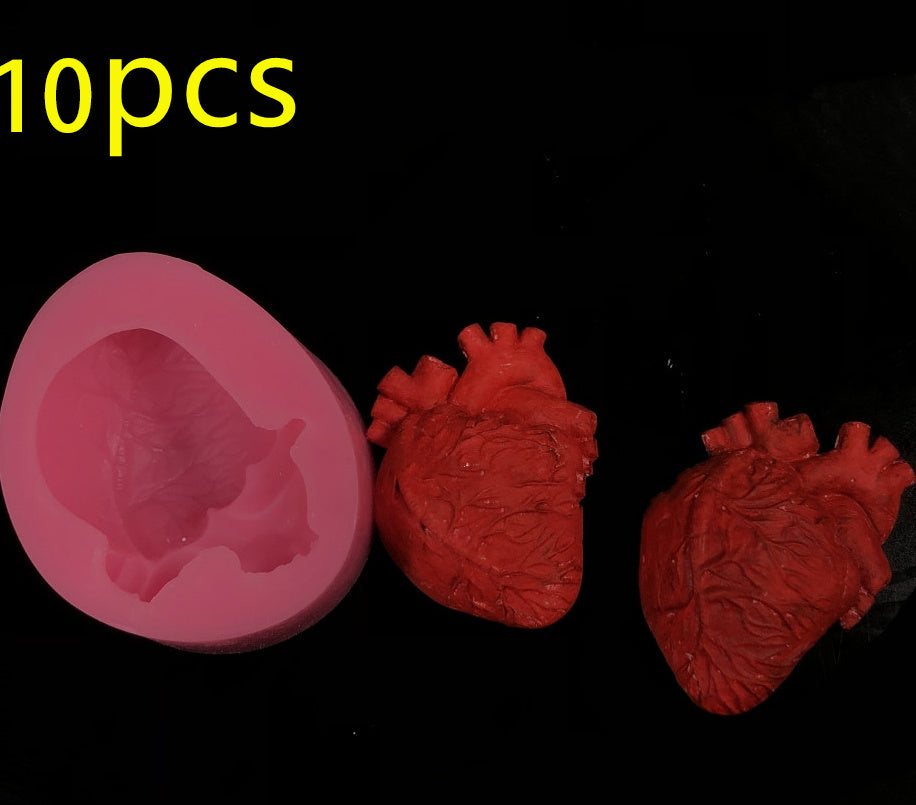 Heart Chocolate Mold Fondant Cake Decoration
