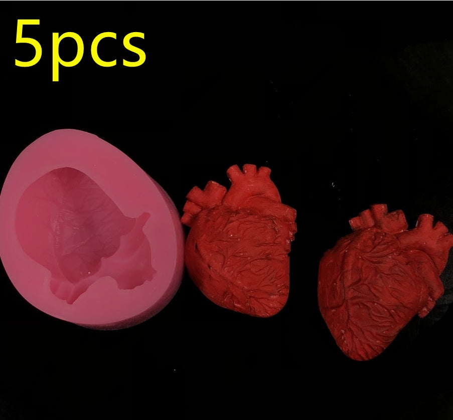 Heart Chocolate Mold Fondant Cake Decoration