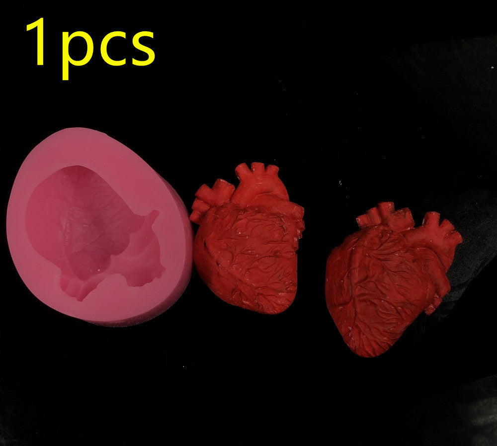 Heart Chocolate Mold Fondant Cake Decoration
