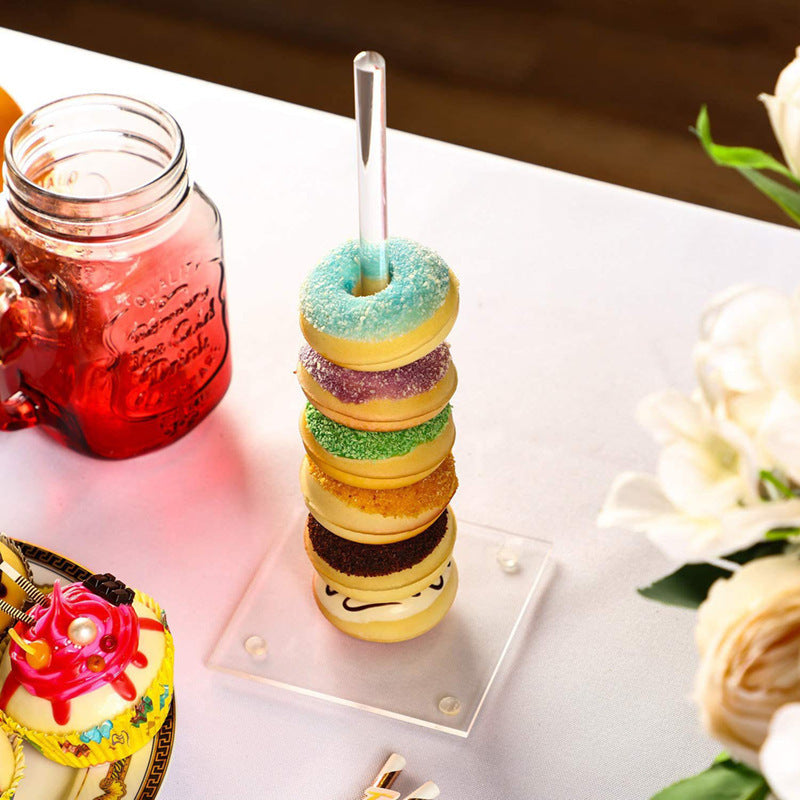Acrylic Donut Stand Bakery Display Stand Cake Shop